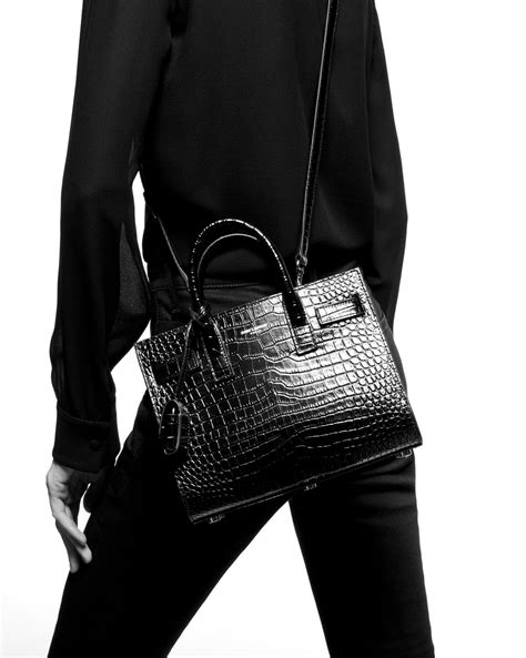 ysl baby sac de jour croc|sac du jour YSL.